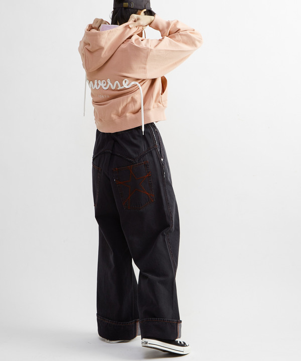 BACK SPINDLE LOGO ZIP HOODIE 詳細画像 4