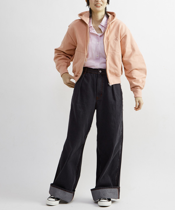 BACK SPINDLE LOGO ZIP HOODIE 詳細画像 5