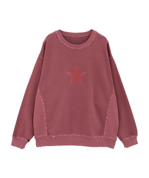 STAR★ DAMAGED SWEAT