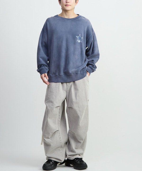 BACK FLOWER PRINT SWEAT 詳細画像 10