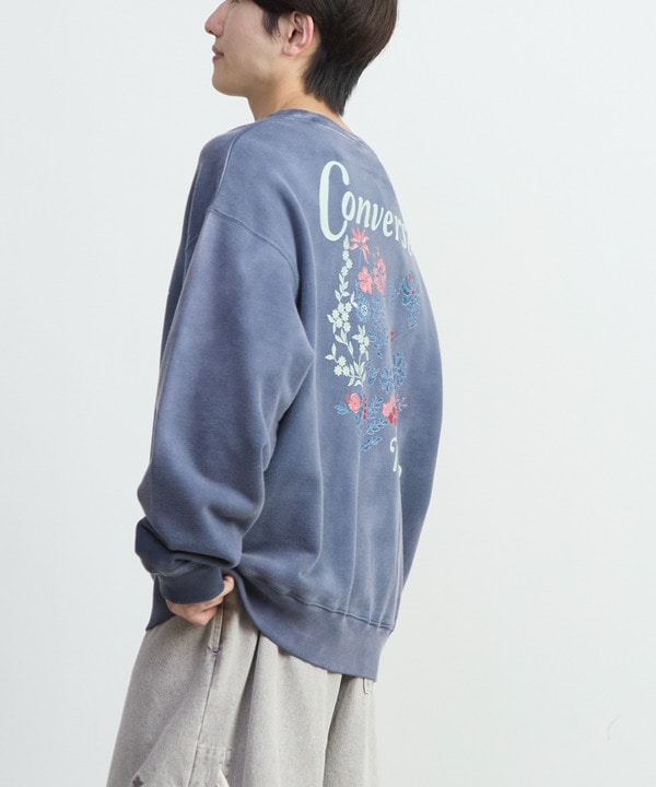 BACK FLOWER PRINT SWEAT 詳細画像 7