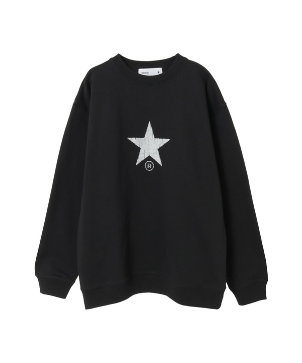 STAR★ PRINT SWEAT 詳細画像 ブラック 1