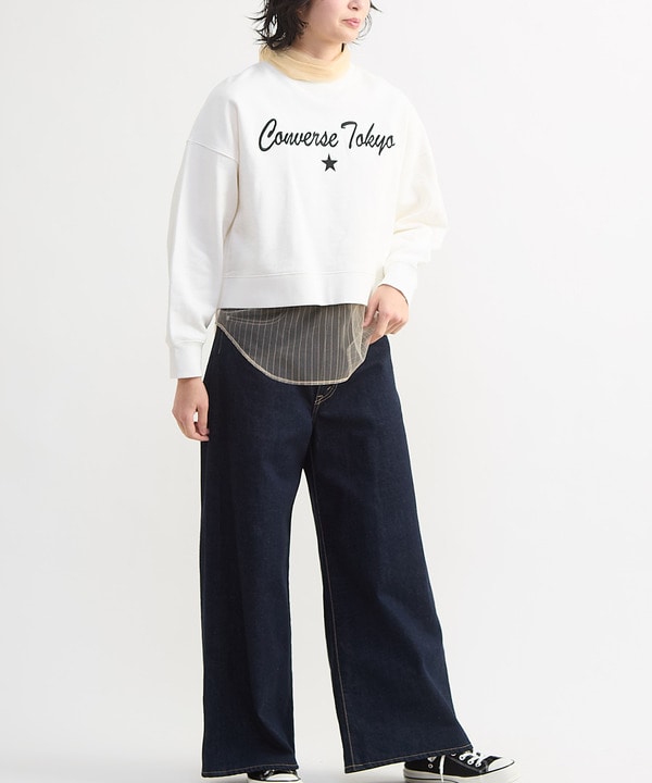 EMBROIDERED LOGO CROPPED SWEAT 詳細画像 8