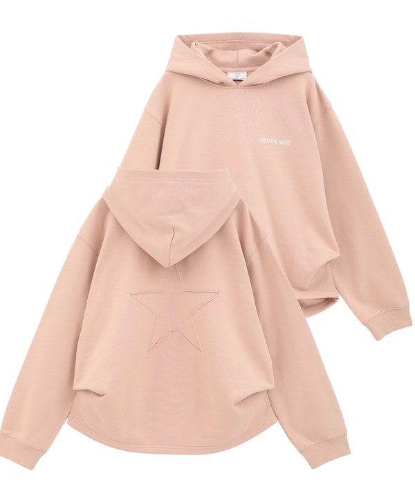 BACK STAR★ SIDE TUCK HOODIE 詳細画像 ピンク 1