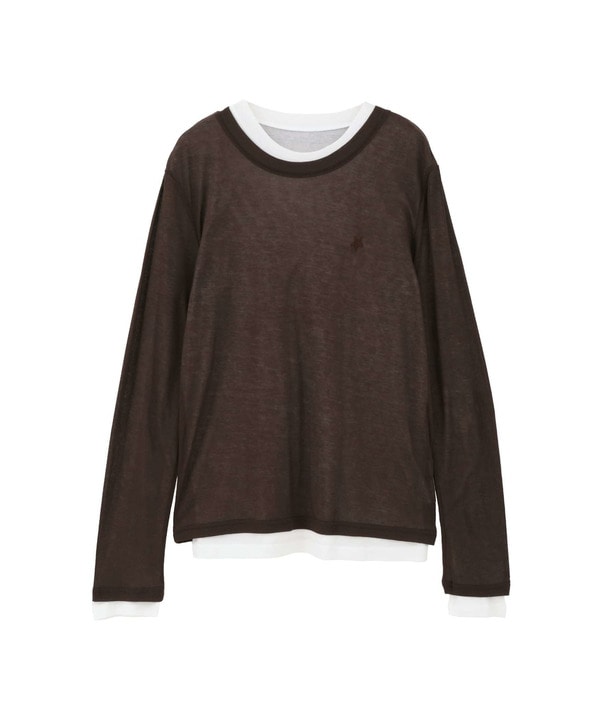 LAYERED SHEER FRAISE TOP 詳細画像 12