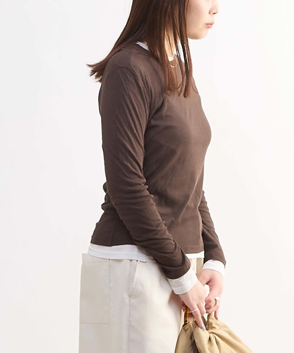 LAYERED SHEER FRAISE TOP 詳細画像 9