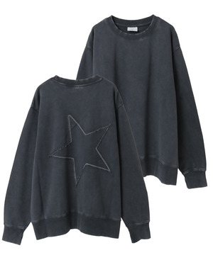 BACK STAR★ PATCH SWEAT