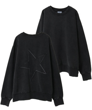 BACK STAR★ PATCH SWEAT