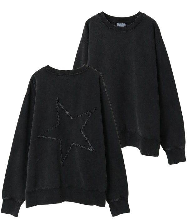 BACK STAR★ PATCH SWEAT 詳細画像 スミクロ 1
