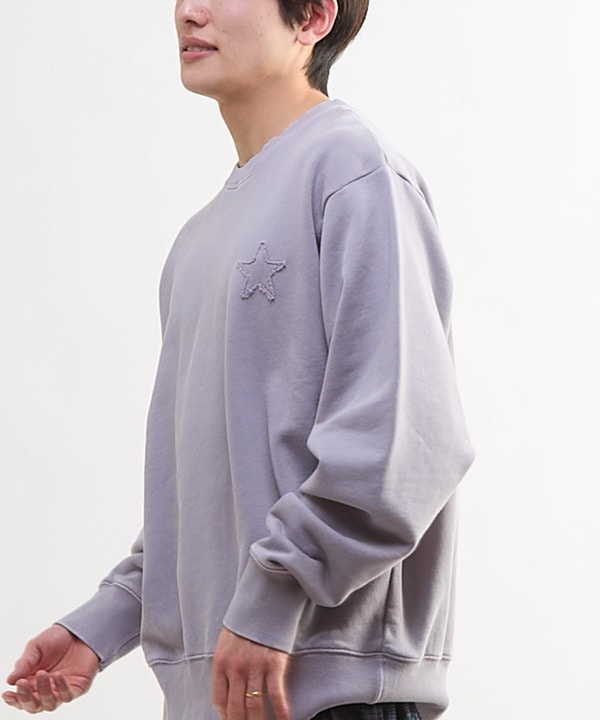 STAR★ PATCH LETTERING SWEAT 詳細画像 1