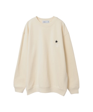 ONEPOINT STAR★ EMBROIDERED SWEAT
