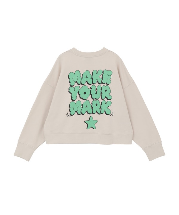 BACK PRINT MESSAGE SWEAT 詳細画像 6