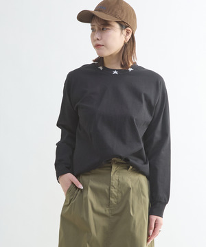 STAR NECK LONGSLEEVE TEE