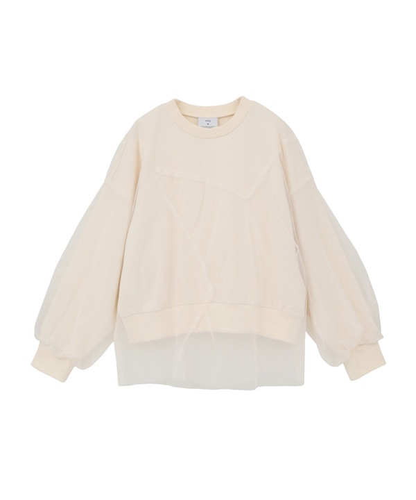 STAR★ TULLE LAYERED SWEAT 詳細画像 11