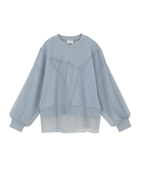STAR★ TULLE LAYERED SWEAT 詳細画像 12
