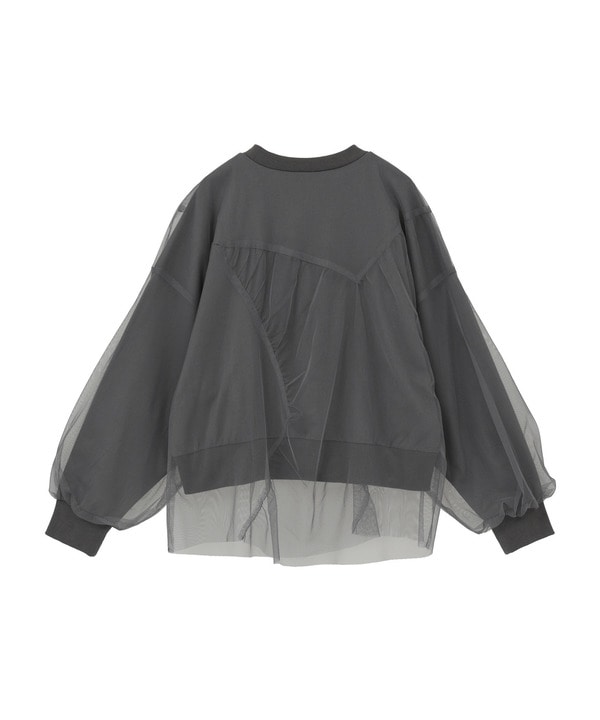 STAR★ TULLE LAYERED SWEAT 詳細画像 14