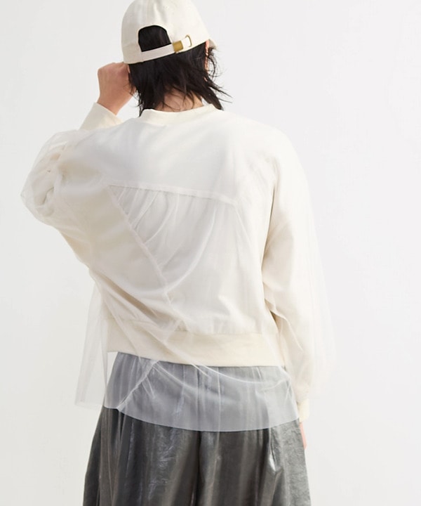 STAR★ TULLE LAYERED SWEAT 詳細画像 9