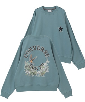 BACK FLOWER LOGO SWEAT