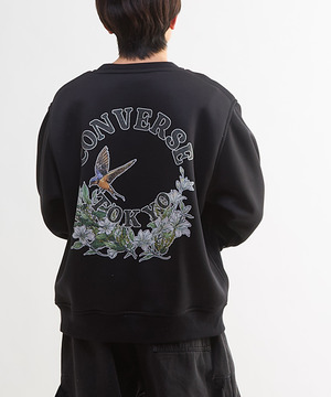 BACK FLOWER LOGO SWEAT