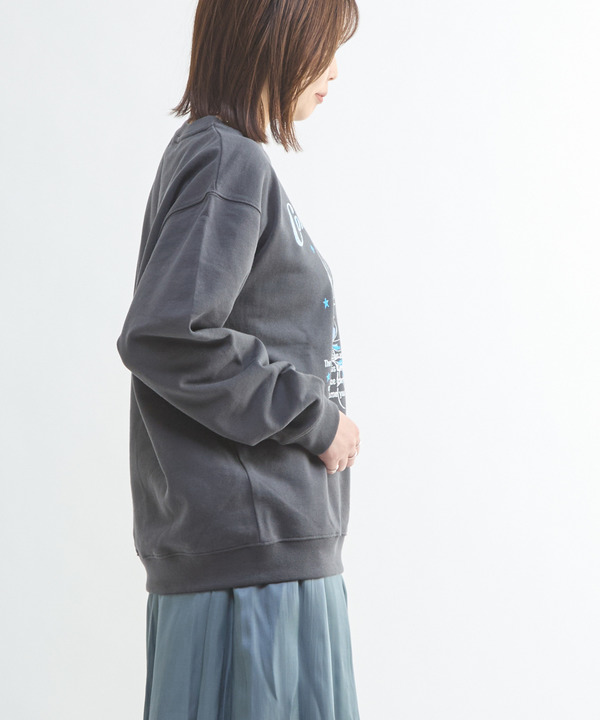 LILY FLOWER PRINT SWEAT 詳細画像 2