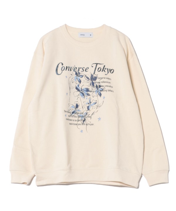 LILY FLOWER PRINT SWEAT 詳細画像 アイボリー 1