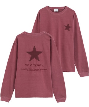 STAR★ PATCH LETTERING LONGSLEEVE TEE