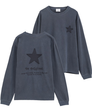 STAR★ PATCH LETTERING LONGSLEEVE TEE