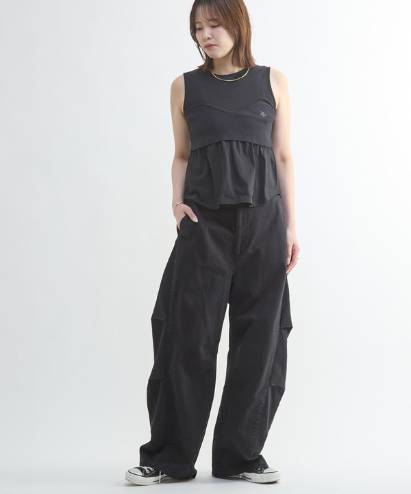 KNIT BUSTIER LAYERED TANK TOP 詳細画像 11