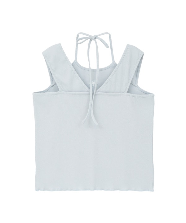 HALTER STRAP RIB TANK TOP 詳細画像 5