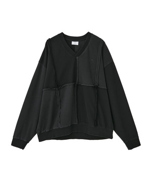 PATCHWORK CUT-OFF TOP