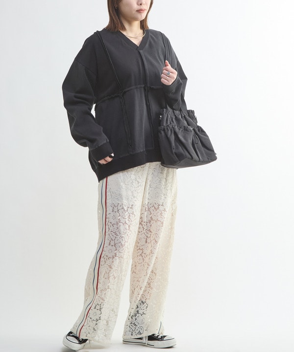 PATCHWORK CUT-OFF TOP 詳細画像 2