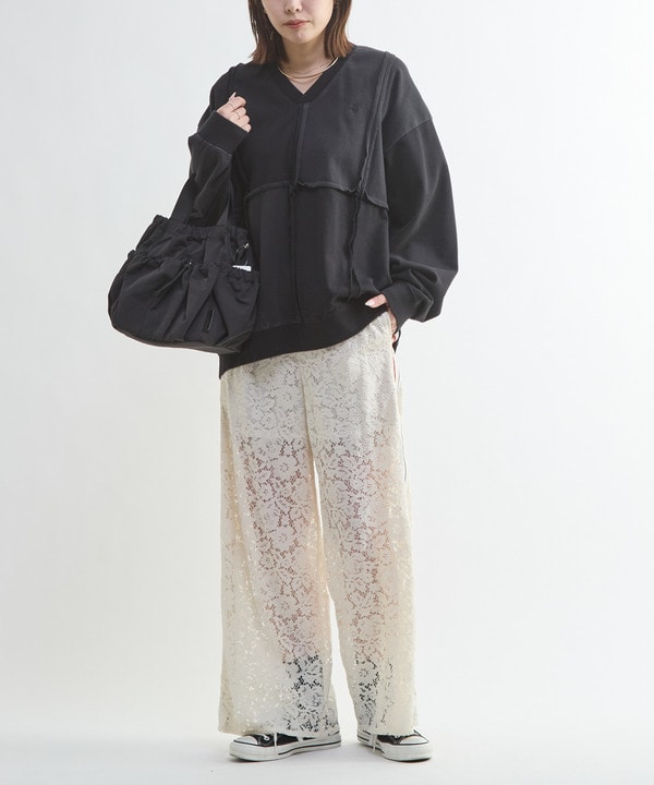 PATCHWORK CUT-OFF TOP 詳細画像 5