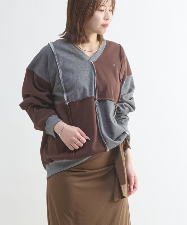 PATCHWORK CUT-OFF TOP 詳細画像 7