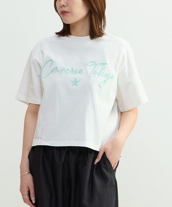 LOGO EMBROIDERED TEE 詳細画像 ホワイト 1