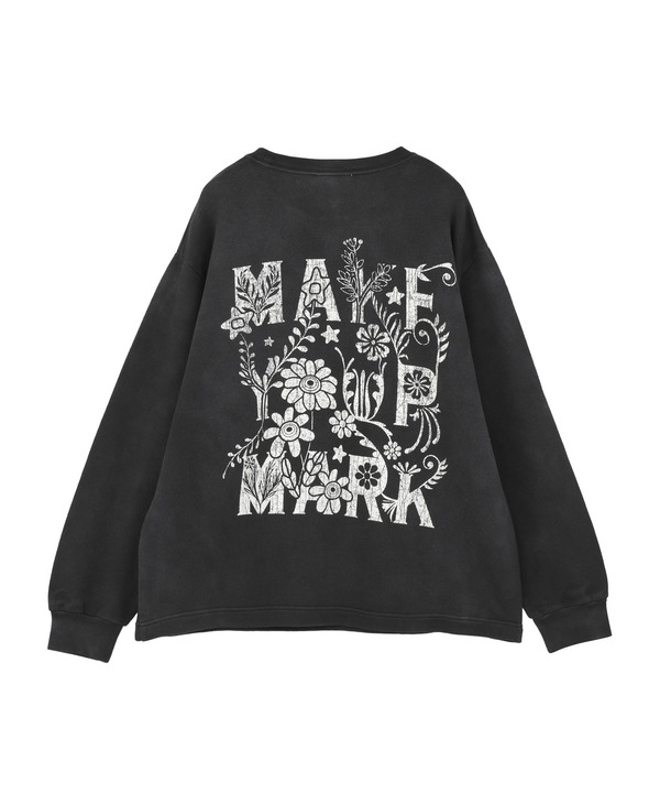 PIGMENT DYED BACK PRINT SWEAT 詳細画像 10