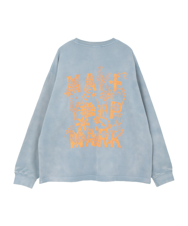 PIGMENT DYED BACK PRINT SWEAT 詳細画像 14