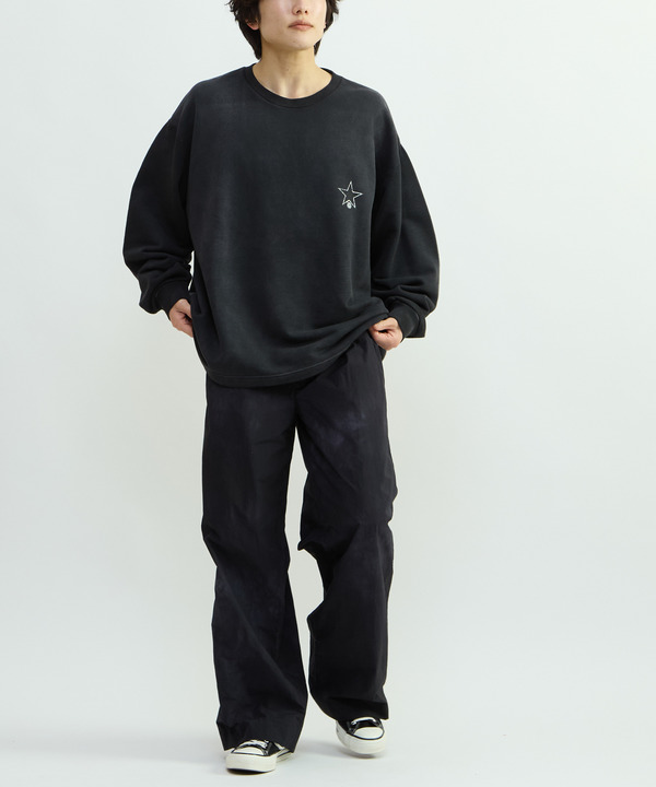 PIGMENT DYED BACK PRINT SWEAT 詳細画像 7