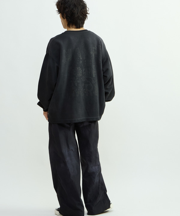 PIGMENT DYED BACK PRINT SWEAT 詳細画像 8