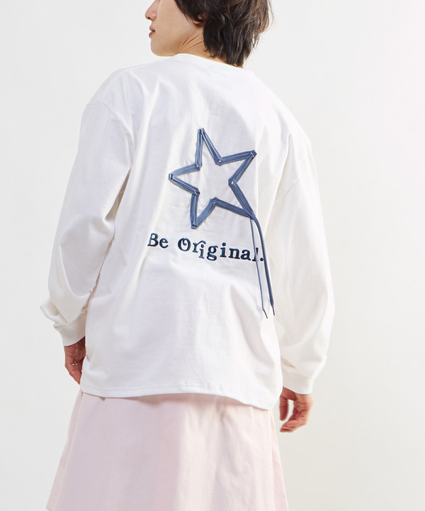 SPINDLE STAR★ LONGSLEEVE TEE 詳細画像 ホワイト 1