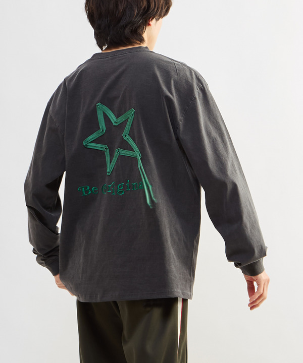 SPINDLE STAR★ LONGSLEEVE TEE 詳細画像 ブラック 1