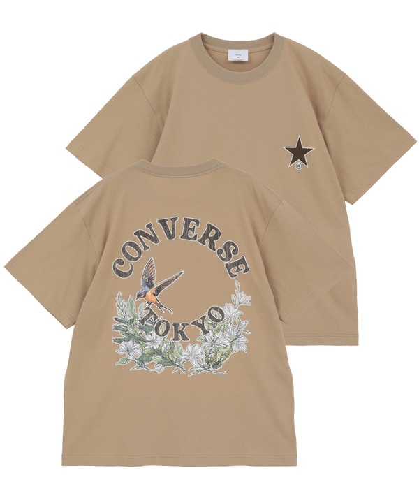 BACK FLOWER LOGO TEE 詳細画像 ベージュ 1