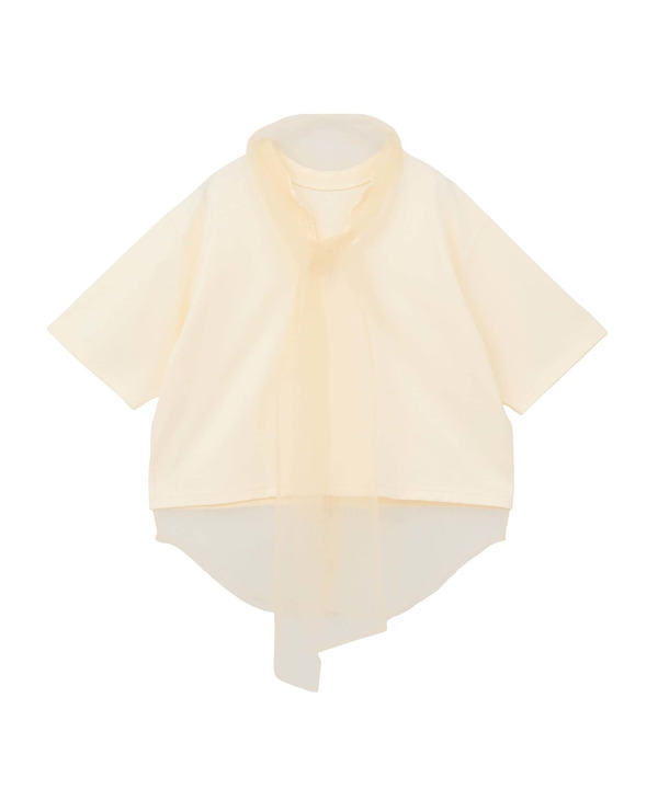 2WAY TULLE BOWTIE CROPPED TEE 詳細画像 14