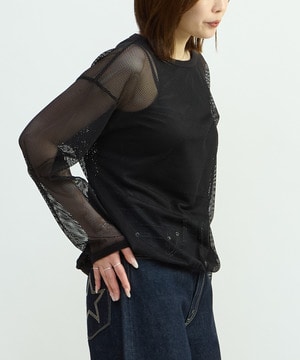 MESH PULLOVER