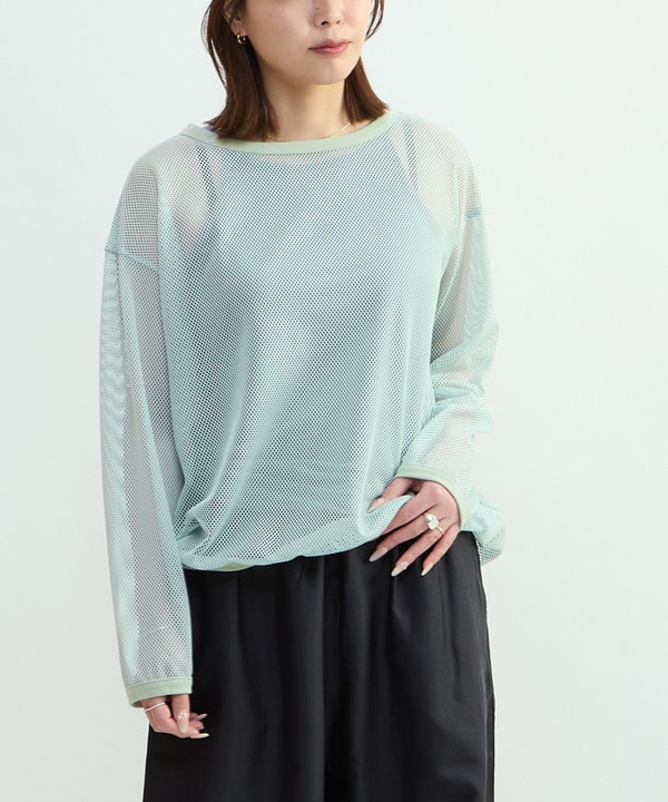 MESH PULLOVER 詳細画像 ミント 1
