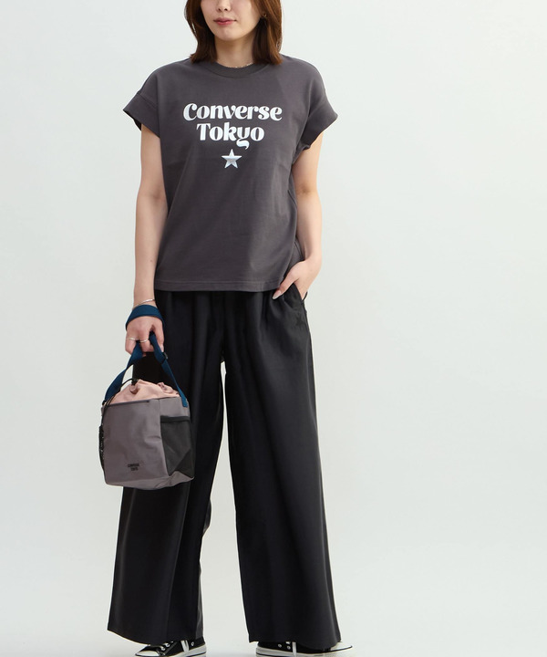 FRENCH-SLEEVE LOGO FOIL PRINT TEE 詳細画像 15