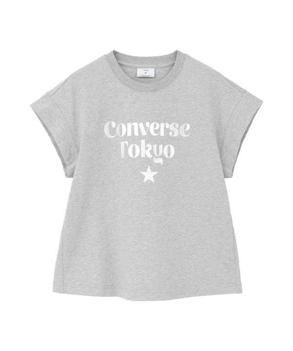 FRENCH-SLEEVE LOGO FOIL PRINT TEE 詳細画像 17