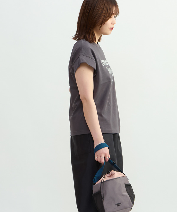 FRENCH-SLEEVE LOGO FOIL PRINT TEE 詳細画像 6