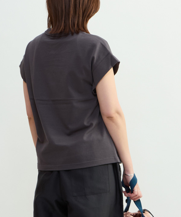FRENCH-SLEEVE LOGO FOIL PRINT TEE 詳細画像 7