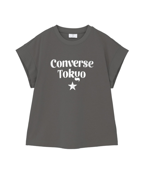 FRENCH-SLEEVE LOGO FOIL PRINT TEE 詳細画像 9