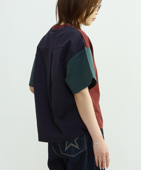 COLOR SWITCHING TEE 詳細画像 ボルドー 1